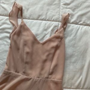 Lulus blush formal dress